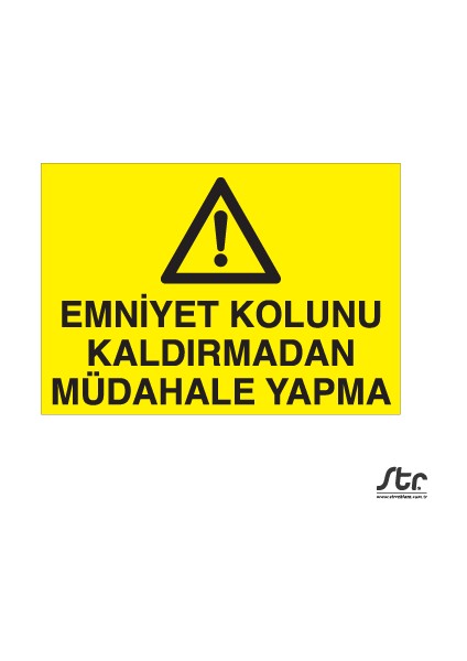 Emniyet Kolunu 20 x 30 cm