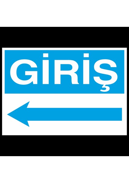 Giriş Sol 20 x 30 cm