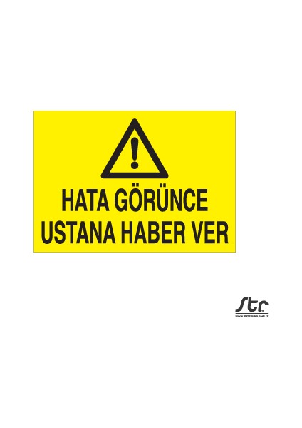 Hatanı Görünce Ustana Haber Ver-01 20 x 30 cm