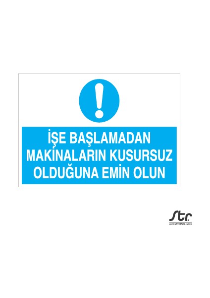 Işe Başlamadan Makinaları.. 20 x 30 cm