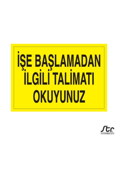 Işe Başlamadan... 20 x 30 cm