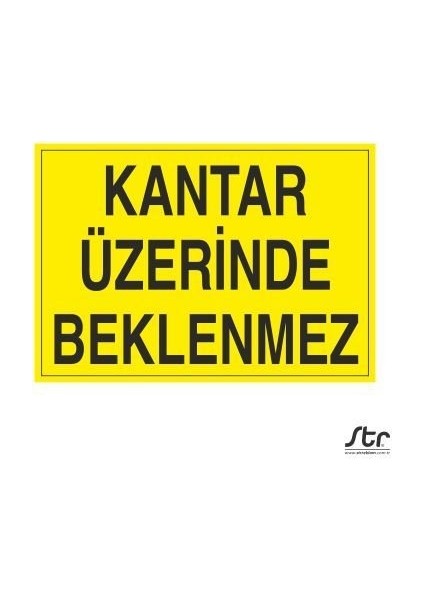 Kantar Üzerinde Beklenmez 20 x 30 cm
