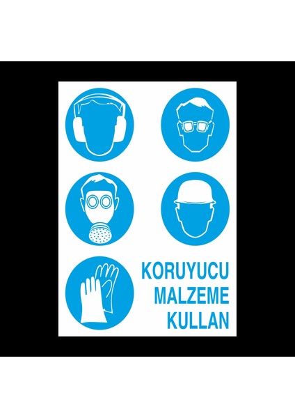 Koruyucu Malzeme Kullanın 20 x 30 cm
