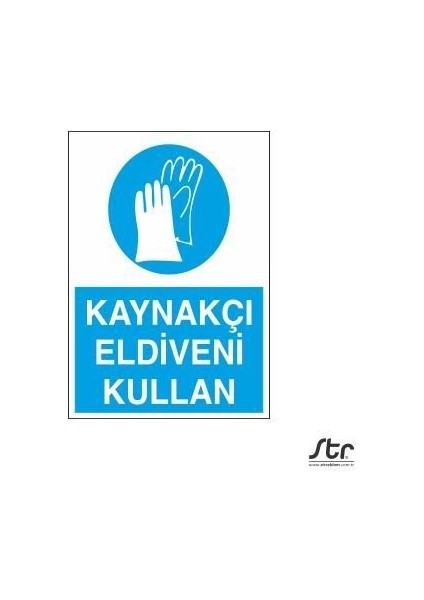 Kaynaçı Eldiveni Kullan 20 x 30 cm