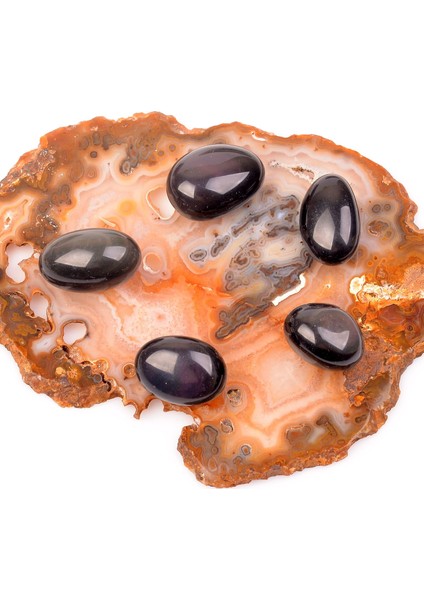Obsidyen Taşı Kütle - Rainbow Obsidyen