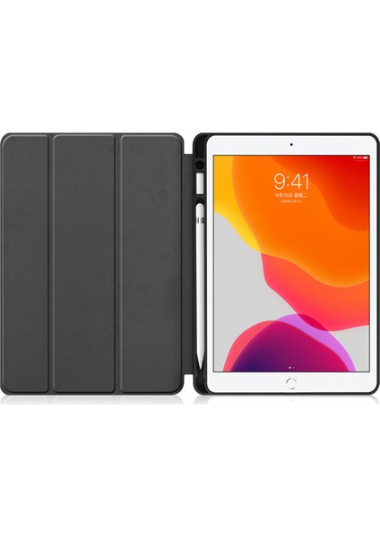 Apple iPad Pro 10.5 2019 Kalem Tutacaklı Standlı Kılıf Siyah