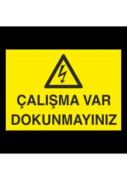 Çalışma Var Dokunma 20 x 30 cm