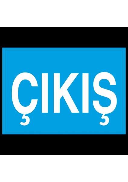 Çıkış 20 x 30 cm