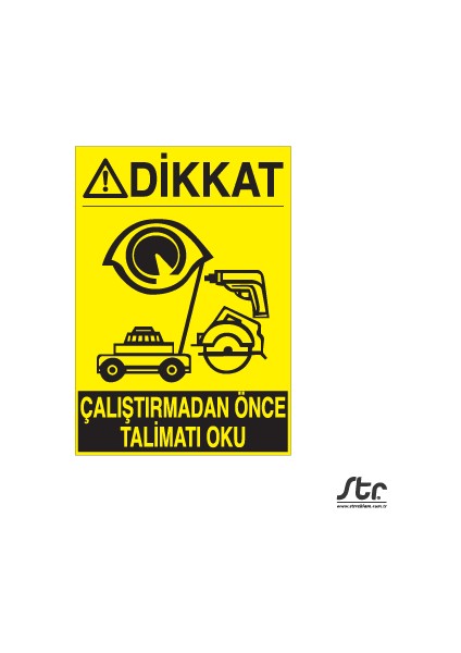 Dikkat Çalıştırmadan Önce Talimatı Okuyunuz 20 x 30 cm