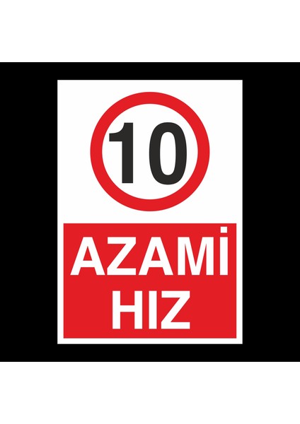 Azami Hız 10 20 x 30 cm