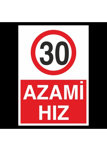 Azami Hız 30 60 x 90 cm
