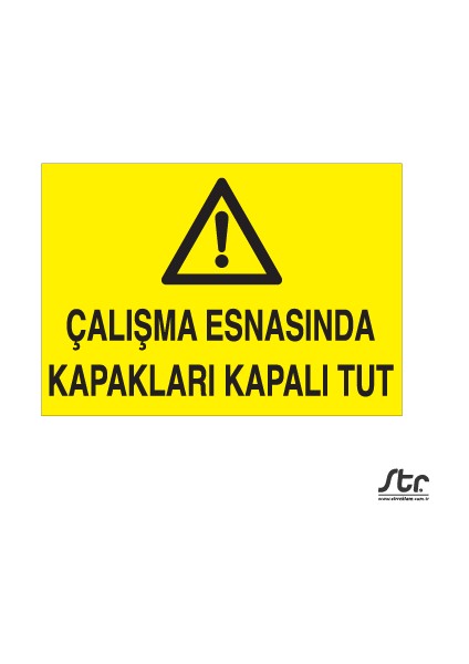 Çalışma Esnasında 20 x 30 cm