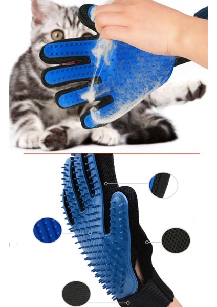 Soft Touch Tarama Fırçası Eldiven Kedi Köpek Tüy Toplama Temizlik modelleri