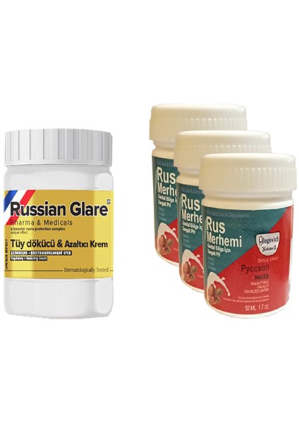 Tüy Dökücü Azaltıcı Merhem 50 ml 1 Adet + Genital Bölge Merhemi 50 ml 3 Adet