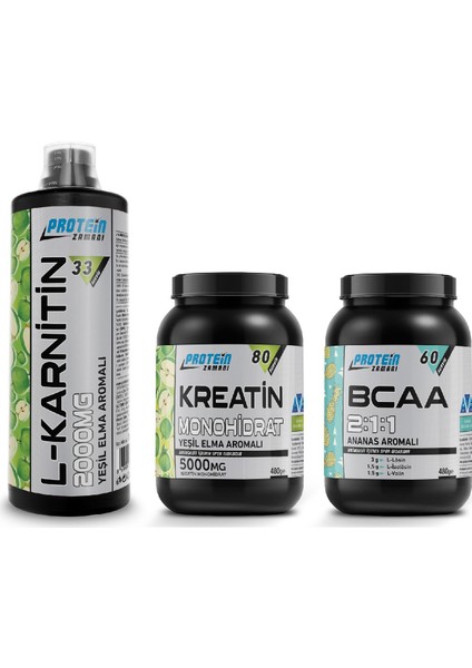 Bcaa 211 Kreatin Monohidrat Lkarnitin Paketi