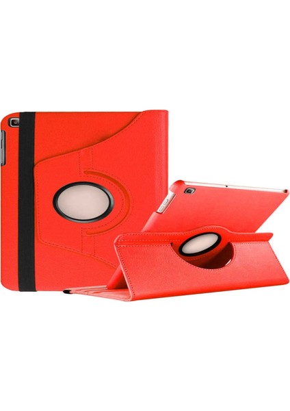 Lenovo Tab M10 Fhd Plus TB-X606F 10.3" Uyumlu Dönerli Tablet Kılıfı Dönerli Lenovo M10 X606F Kırmızı