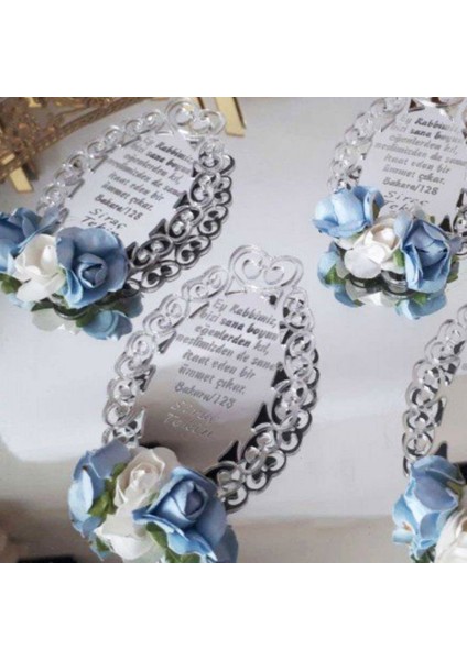 30 Adet Işlemeli Isimli ve Duali Bebek Şekeri