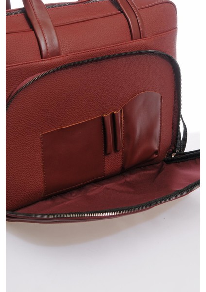 MP9125 B.bordo-N.bordo Evrak Çantası