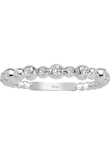 Pırlanta Yarım Tur Yüzük 0431R0001