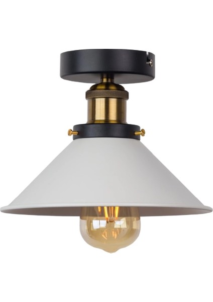 Retro Metal Tavan Avizesi Şapka Çapı: 212CM