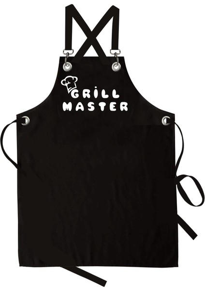 Master Grill Master Mutfak Önlüğü Siyah ST-1056