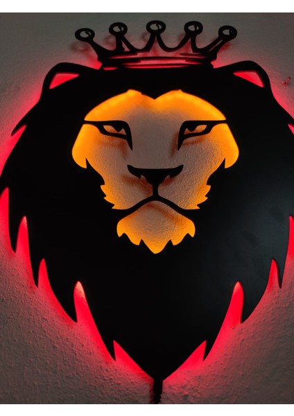 Aslan Kral LED Işıklı Tablo