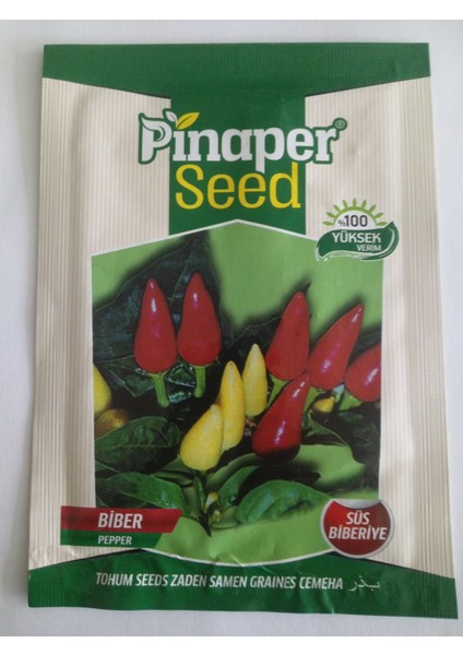 Pinaper Süs Biberiye Tohumu 10 gr
