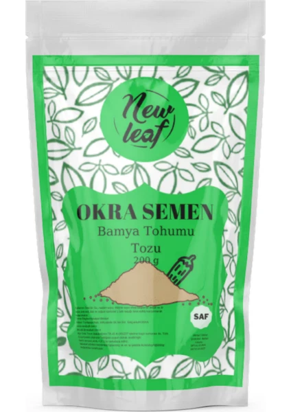 Bamya Tohumu Tozu(Öğütülmüş Bamya Tohumu) 200 G