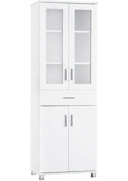 Lake Banyo ve Mutfak Boy Dolabı Pleksi Cam Kapaklı Geniş