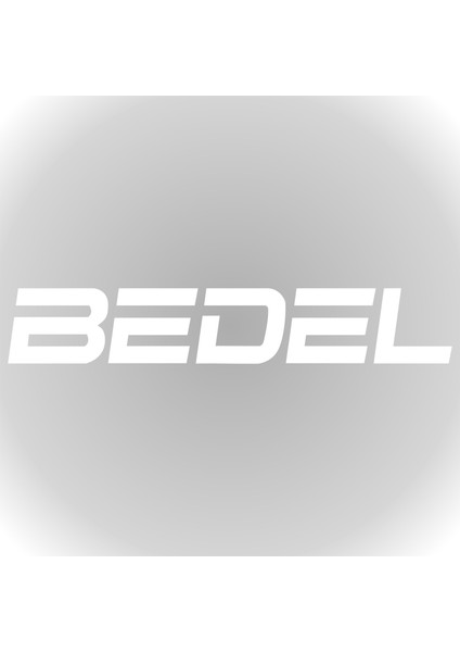 Bedel Sticker Oto Cam Sticker