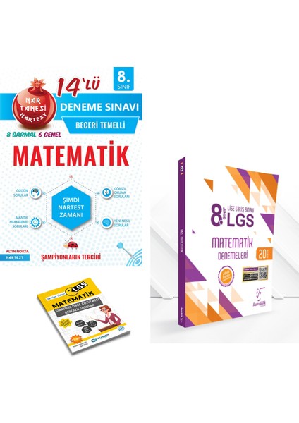 LGS Matematik 14 Deneme ve Karekök LGS 20'li Matematik Deneme + Yerim Seni LGS