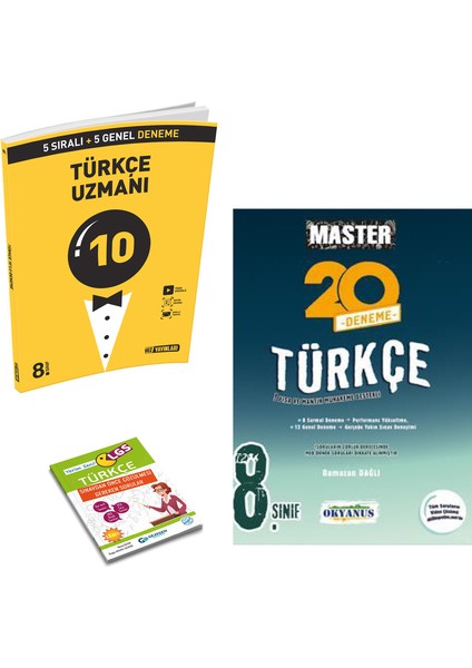 LGS Uzman Türkçe Deneme ve Okyanus Master 20 Türkçe Denemesi - Yerim Seni LGS Türkçe