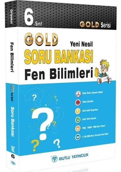 6. Sınıf Gold Yeni Nesil Fen Bilimleri Soru Bankası