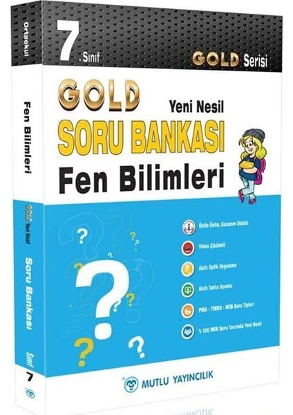 7. Sınıf Gold Yeni Nesil Fen Bilimleri Soru Bankası
