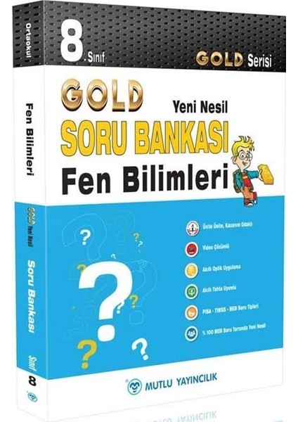 8. Sınıf Gold Yeni Nesil Fen Bilimleri Soru Bankası