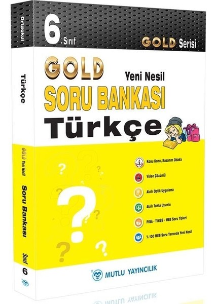 6. Sınıf Gold Yeni Nesil Türkçe Soru Bankası