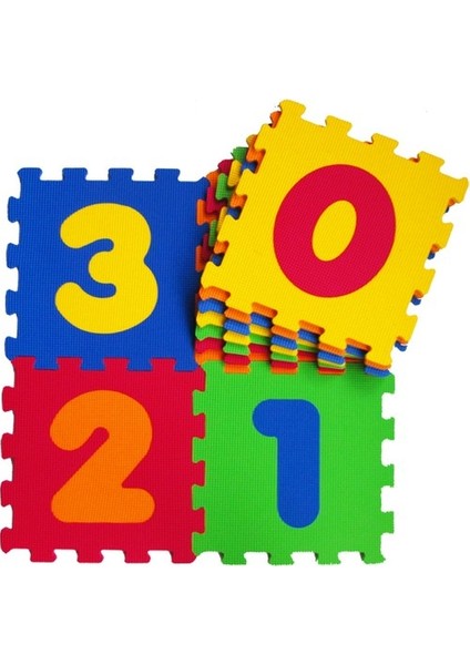 Eva Puzzle Oyun Karosu 33X33CM 10MM Rakamlar