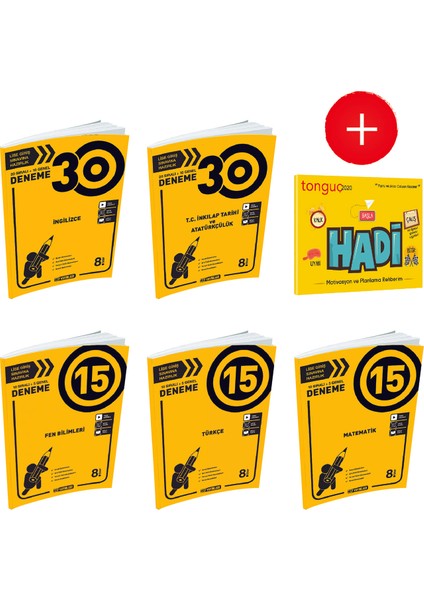 8. Sınıf LGS Deneme Seti 5 Kitap