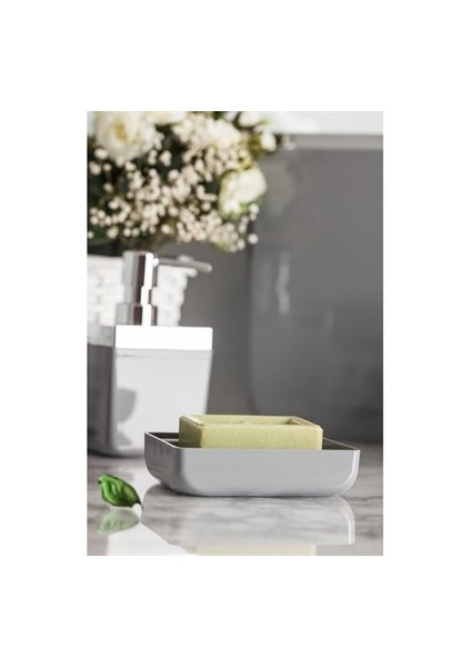 Toskana 5 Parça Banyo Seti Gri