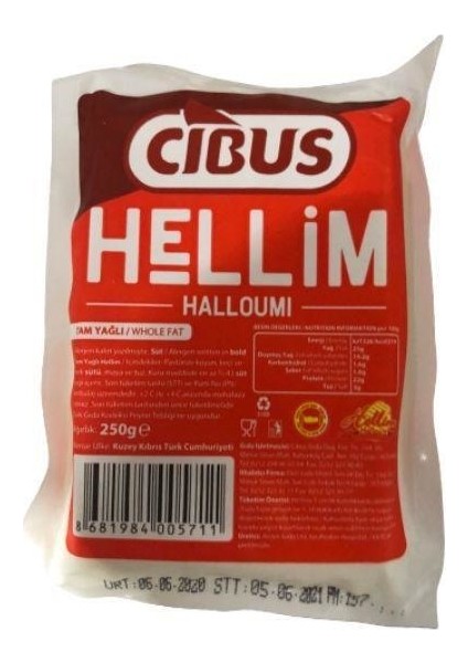Hellim Ithal Peyniri 250 gr
