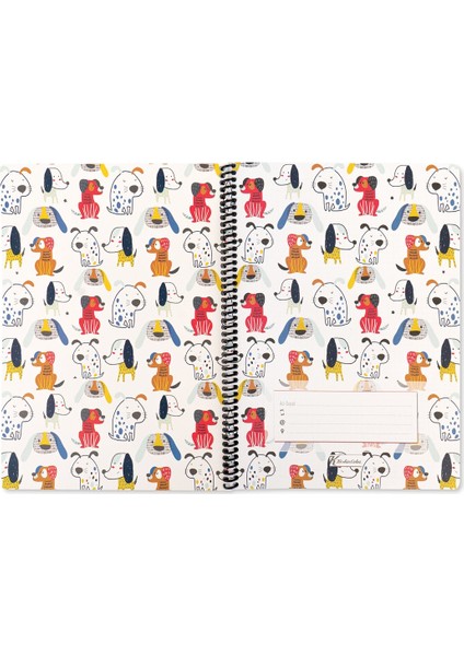 Kareli Defter Animal Friends 16.5 x 22.5 cm - Köpekler