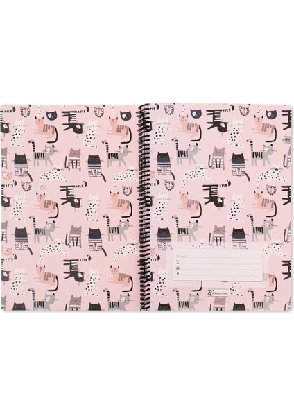 A4 Çizgili Defter Animal Friends - Kediler fiyatları