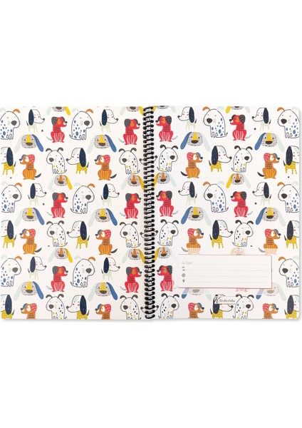 A4 Çizgili Defter Animal Friends - Köpekler fiyatları