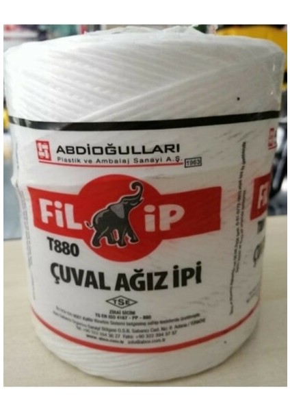 Ip Beyaz Çuval Ağzı % 100 Fibrilize Ip  1000 gr