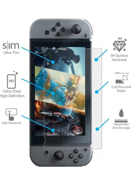 Nintendo Switch Nano Ekran Koruyucu Ince Carbon Fiber Filmi fiyatları
