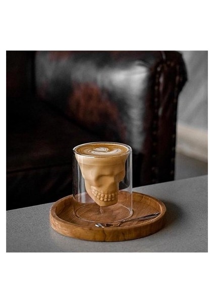 Çift Cidarlı Kuru Kafa Bardak 150 ml