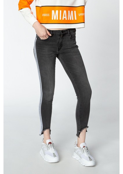 Vigoss Sport Skınny Fit Şeritli Kadın Pantolon Vsd152-70131 fiyatları