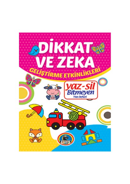 Yaz Sil Set (5'li Set-Alfabe-Sayılar-Çazgi Çalışması-Dikkat Zeka-Ingilizce)