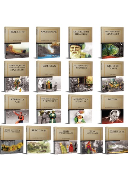 Türk Klasikleri Seti (17 Kitap Set)