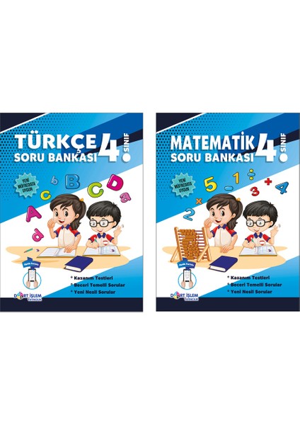 4. Sınıf Türkçe / Matematik Soru Bankaları